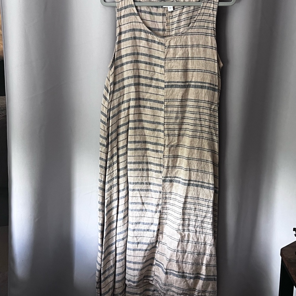 Striped Sleeveless Dress